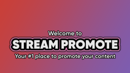 Stream Promote Discord Server Banner