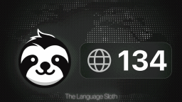 The Language Sloth Discord Server Banner
