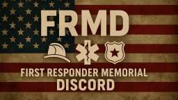 First Responder Memorial Discord Discord Server Banner