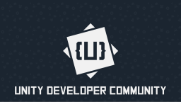 Unity Developer Community Discord Server Banner