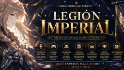 🔰Legion Imperial💸┃VC + Chat Activos ✧ Social Discord Server Banner