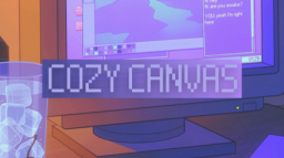 Cozy Canvas ❀ Social ⭒ Gaming ⭒ Fun ⭒ Hangout ⭒ Active VC ⭒ Anime ⭒ Movies ⭒ Safe ⭒ Discord Server Banner