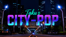 Taku's City-Pop 【80's J-Pop】 Discord Server Banner