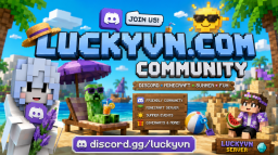 LUCKYVN NETWORK OFFICAL DISCORD Discord Server Banner