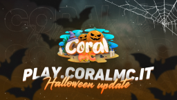 CoralMC 🎃👻 Discord Server Banner