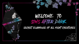 Sims After Dark Discord Server Banner