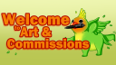 Art & Commissions Discord Server Banner