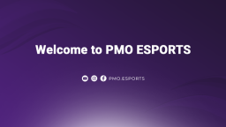 PMO Esports Discord Server Banner