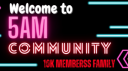 5AM Community Discord Server Banner