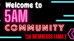 5AM Community Discord Server Banner