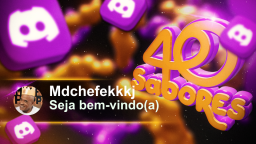π 40 SABORES π Discord Server Banner
