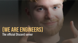 (We are engineers) Discord Server Banner
