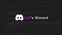 Cy4's Modding Community Discord Server Banner
