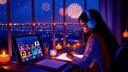 STUDY WITH ME Discord Server Banner