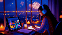 STUDY WITH ME Discord Server Banner