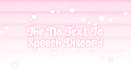 No Text To Speech Discord Server Banner