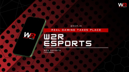W2R ESPORTS 🇮🇳 #100k Discord Server Banner