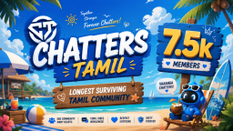Chatters Tamil Discord Server Banner