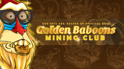 Golden Baboons Mining Club (GBMC) Discord Server Banner