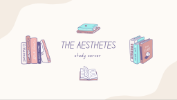 The Study Aesthetics Discord Server Banner