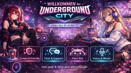 【Underground City】 Discord Server Banner