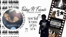 𐙚𝗯𝗮𝗯𝘆𝗻𝗳𝗿𝗶𝗲𝗻𝗱𝘀™𓂃 ₊ ⊹ social Discord Server Banner