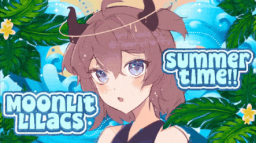 ⋆ 🌙 ゚. Moonlit Lilacs ៸៸ ArtㆍGFXㆍCommissionsㆍAestheticㆍCuteㆍEmotesㆍKawaiiㆍActiveㆍDecorㆍGuild Tag﹗𖹭﹒⁺ Discord Server Banner