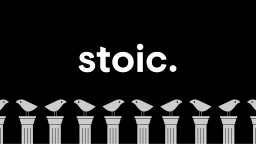 stoic. Discord Server Banner
