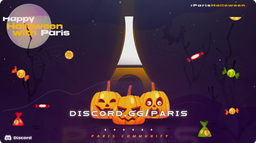 Paris Halloween ๐ญ . Discord Server Banner