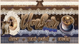🫧🕰 ∿ ✺ umber  decor  ₊ ‧  ⟢ Discord Server Banner