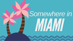 Somewhere in Miami Discord Server Banner