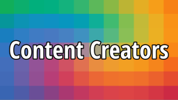 Content Creators - YouTube Discord Server Banner