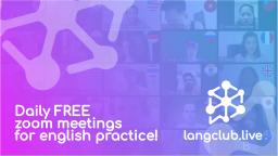 Langclub- English Speaking Club Discord Server Banner