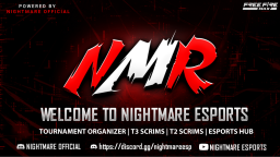 🇮🇳 NIGHTMARE ESPORTS Discord Server Banner