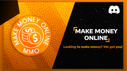Make Money Online 💸 Discord Server Banner