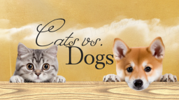 𝘊𝘢𝘵𝘴 𝘷𝘴. 𝘋𝘰𝘨𝘴 Discord Server Banner
