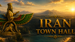 IRAN TOWN HALL Discord Server Banner