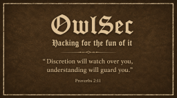 OwlSec Discord Server Banner