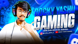 👑 ROCKY YASHU GAMING Discord Server Banner