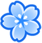 blue_flower emoji