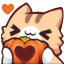 cat_pumpkinlove emoji