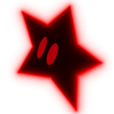 14_redblackstar emoji