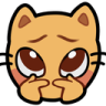 1018kittyshy emoji