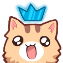 CatCrown emoji