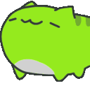 catbugneongreen emoji