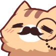 A_cat_mustache emoji