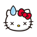7039hellokittystressed emoji