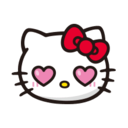 9636hellokittyhearteyes emoji