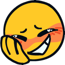 flusteredchuckle emoji