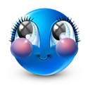 blueblush emoji